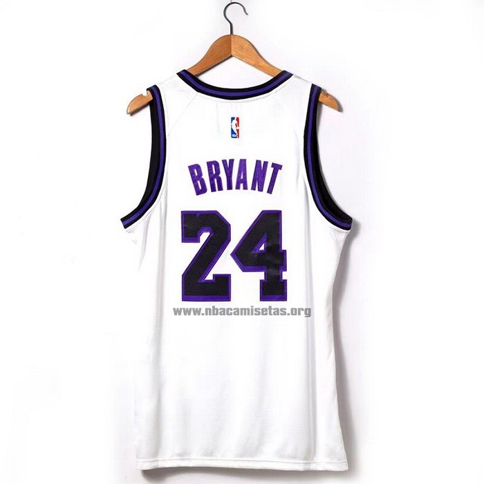 Camiseta Los Angeles Lakers Kobe Bryant NO 24 Ciudad 2022-23 Blanco